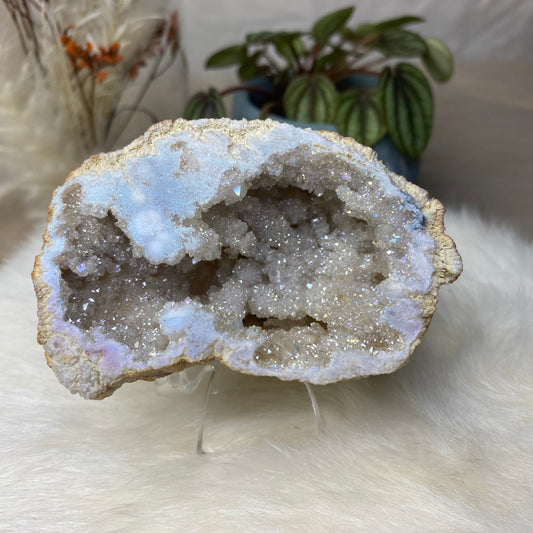 Aura Quarz Geode | Cluster