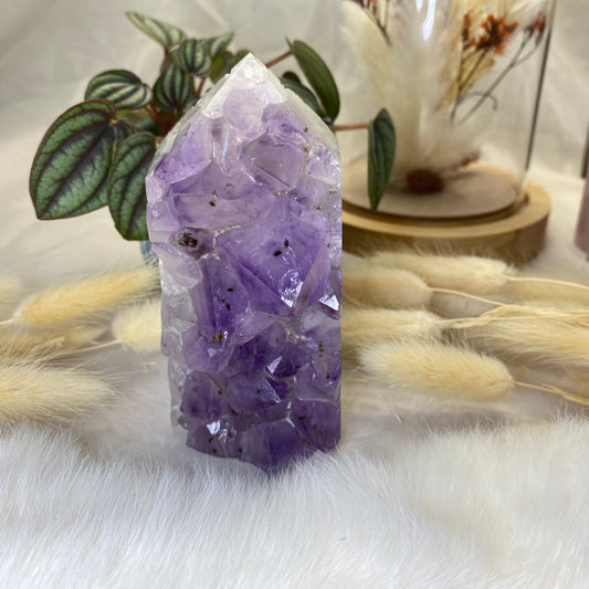 Druzy Amethyst Turm