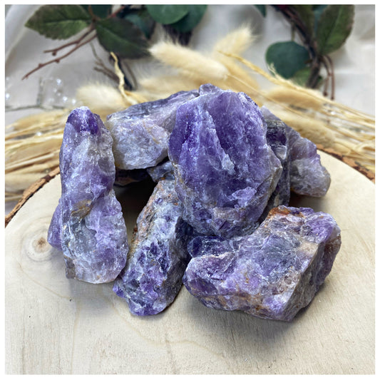 Chevron (Dream) Amethyst Rohsteine